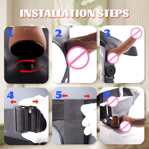 Tragbarer Lesbischer Dildo, Ferngesteuerter Doppelkopf-Vibrationsdildo - Product Image 5