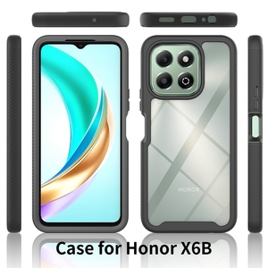 Funda de Teléfono de TPU Suave Transparente y Parte Trasera de PC Duro a Prueba de Golpes de Cobertura Total para Huawei <span class=keywords><strong>Honor</strong></span> X6B X6 <span class=keywords><strong>X8</strong></span> X8A X9 X7 X7A Y9A Y9S - Product Image 6