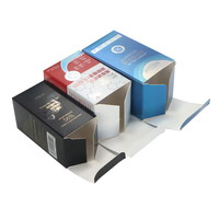 Boîte d'emballage en papier couché de luxe, logo personnalisé, estampage à chaud, boîte d'emballage pour flacon de sérum d'huile essentielle, cosmétique