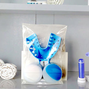 Moule <span class=keywords><strong>Grillz</strong></span> personnalisé Mastic Silicone Matériaux Plateaux Kit Dents Impression Silicone - Product Image 1