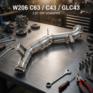 Tubo de Escape con OPF para W206 C63 C43 GLC43 2.0T, Suministro Personalizado de Fábrica - Product Image 1