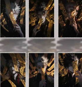 202 5 Nouveautés JJK Jujutsu Kaisen Cartes à collectionner en papier acrylique coloré <span class=keywords><strong>Zenin</strong></span> <span class=keywords><strong>Maki</strong></span> Itadori Yuji Cartes à jouer Cadeaux de loisir - Product Image 3