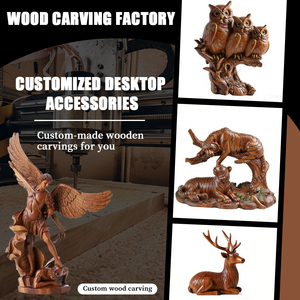 OEM &amp; ODM 5 Axis <strong>CNC</strong> Wood Machining Custom <strong>3D</strong> Laser <strong>Cutting</strong> Milling Turning &amp; <strong>Carving</strong> Engraving Services For Rapid Prototyping - Product Image 2