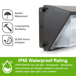 Túi Treo Tường Led Chống Nước Có Dây Cứng Thương Mại Ngoài Trời Hạng Thương Mại 60W 80W 120W 5000K Ánh Sáng Ban Ngày 100-277V - Product Image 4