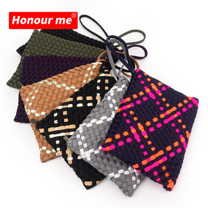 <span class=keywords><strong>Sac</strong></span> à main en néoprène tressé à la main, sacs de supermarché, de grande capacité, fourre-tout de <span class=keywords><strong>plage</strong></span>, tissé, nouvelle collection - Product Image 2