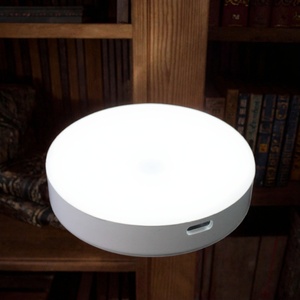 Hot Selling Rechargeable <b>LED</b> Portable Night <b>Light</b> Magnet Touch Control ABS <b>Mini</b> Design Style for Home Outside Hallway - Product Image 1