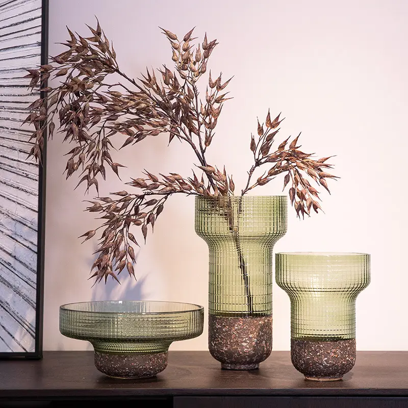 Nordic creativo modello di marmo vaso ciotola di frutta vaso di colore decorazione della casa vaso di vetro