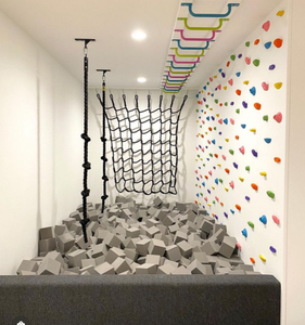 Sala <span class=keywords><strong>de</strong></span> juegos interior comercial personalizada y gimnasio infantil para el hogar, con barra <span class=keywords><strong>de</strong></span> <span class=keywords><strong>escalada</strong></span>, pared <span class=keywords><strong>de</strong></span> <span class=keywords><strong>escalada</strong></span> con cuerda y piscina <span class=keywords><strong>de</strong></span> bolas <span class=keywords><strong>de</strong></span> espuma en forma <span class=keywords><strong>de</strong></span> cubo - Product Image 3