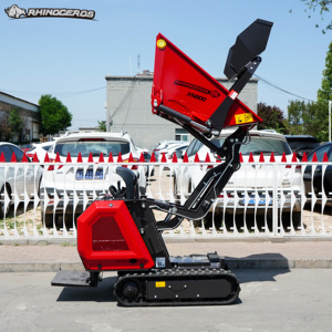 Faible prix entraînement sur chenilles <span class=keywords><strong>Mini</strong></span> chenille en caoutchouc Dumper chenillé brouette à chenilles avec <span class=keywords><strong>pelle</strong></span> 800kg de charge utile - Product Image 2