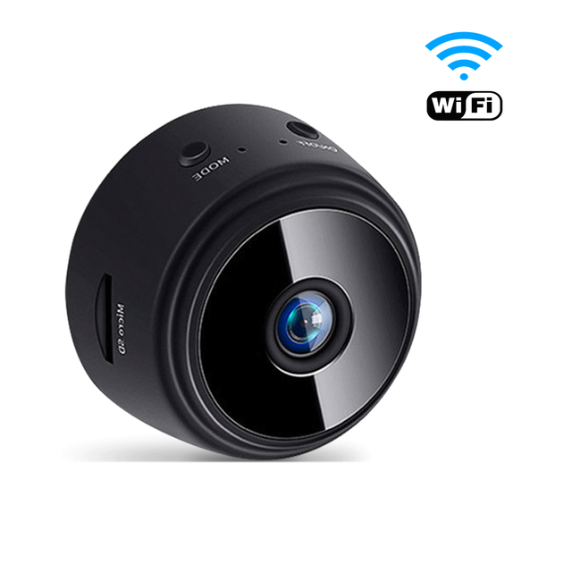 A9 Mini 1080P WiFi Security Camera Magnetic Network with Night Vision and CMOS Imaging Sensor Supports Memory Card Media