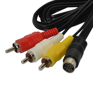 Cable de Video AV RCA de 1.8M, 9 Pines, de Juego a 3 RCA para <span class=keywords><strong>Sega</strong></span> Genesis 2 3 II III para Saturn, Duradero - Product Image 2