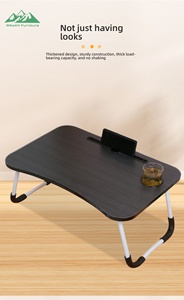 Support pour <span class=keywords><strong>ordinateur</strong></span> <span class=keywords><strong>portable</strong></span> pliable en forme <span class=keywords><strong>de</strong></span> Y Wayon avec porte-gobelet, hauteur réglable, table <span class=keywords><strong>de</strong></span> <span class=keywords><strong>lit</strong></span> <span class=keywords><strong>portable</strong></span> pour la lecture, le travail et les repas - Product Image 6