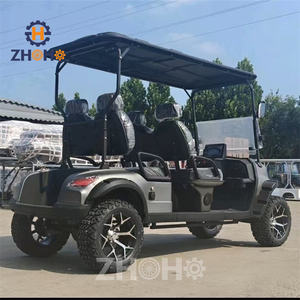 Carrito de golf todoterreno de <span class=keywords><strong>4</strong></span> plazas personalizado de lujo para el transporte familiar de niños - Product Image 5