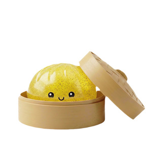 Giocattolo Antistress in Plastica a Forma di Ravioli al Vapore, Simulazione Musicale, Giocattolo Divertente a Lenta Risalita - Product Image 5