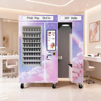 Imprimante DIY pour Nail Art, Distributeur Automatique de Produits de Beauté, Couleurs Personnalisables, Options de Paiement Multiples, Écran LED, Gestion Basée sur le Cloud