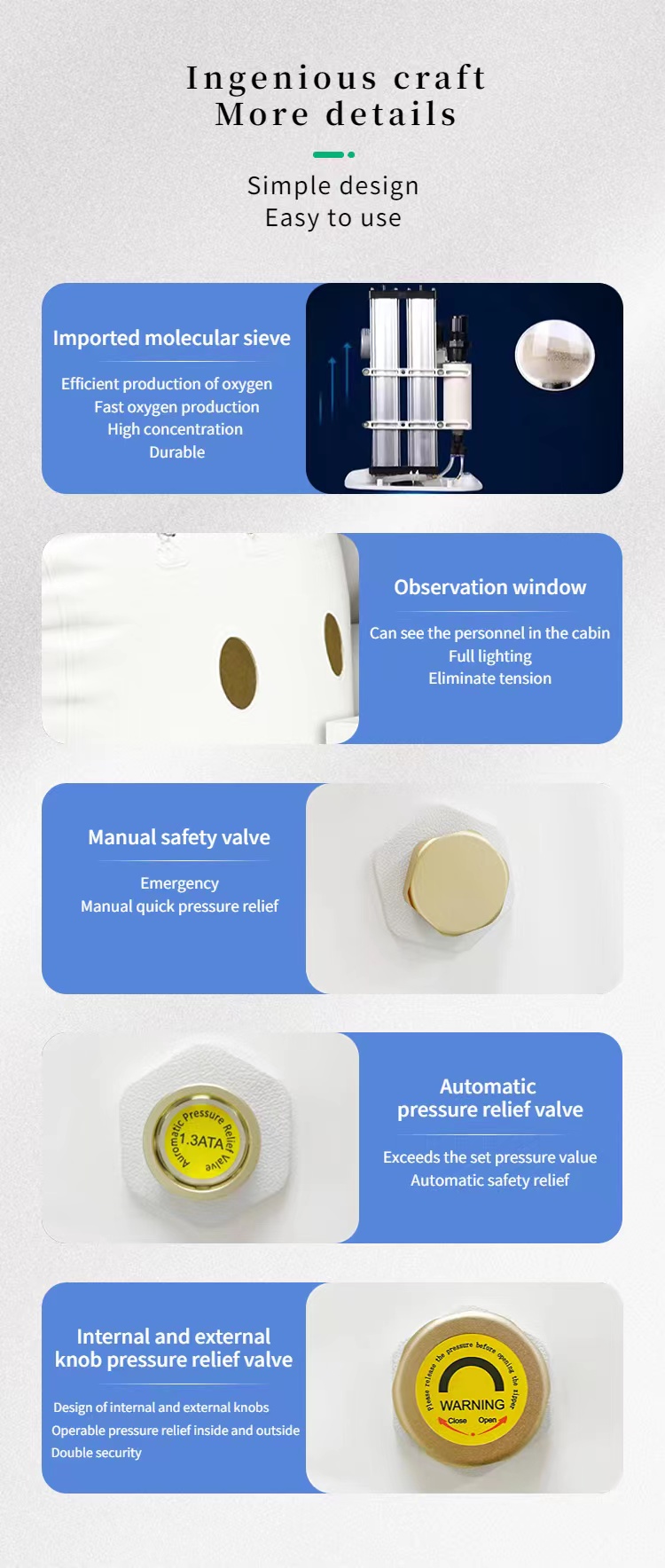 2023 new design 1.3ata 4psi 30kpa Hyperbaric oxygen chamber for wheelchair U zipper tent big room hbot therapy healthy products