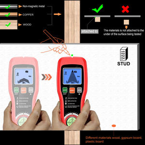 Détecteur de murs de qualité industrielle, détecteur de montants et de colonnes, instrument de mesure des murs métalliques - Product Image 4
