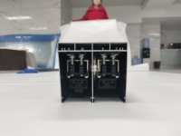 Puerta Corredera Automática de Aluminio con Tecnología Maglev, Capacidad de Carga de 500 kg, Silenciosa y Suave, para Oficinas Comerciales