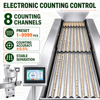 Machine de comptage électronique et de remplissage de bouteilles haute précision pour granulés solides de 1 à 15 mm avec préréglage de 1 à 9999 pièces