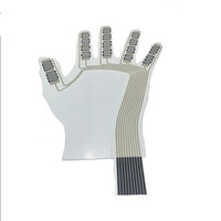 Étiquettes personnalisées en PC, PET, TPU, sérigraphiées, pour électrodes dorées, OEM, capteurs médicaux, Ag/AgCl, encre carbone, écran, caméra d'ordinateur