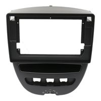 Kit de Panel de Radio para Coche 2 Din para Toyota Aygo, Citroën C1, Peugeot 107 2005-2014, Panel de Instalación de Estéreo para Salpicadero TO207T