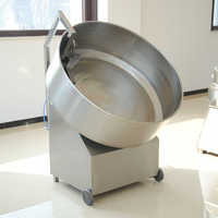 Machine de revêtement automatique de sucre d'arachide de noix d'arachide de traitement de production de casse-croûte de chapelure de pain de caramel de la Chine