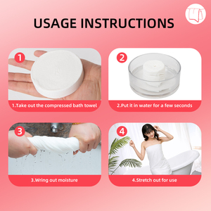 Ma Thuật Khăn Serviettes Compressées Khăn Máy Tính Bảng Mềm Nén Không Dệt Vải OEM Người Lớn Trẻ Sơ Sinh Nhà Du Lịch - Product Image 3