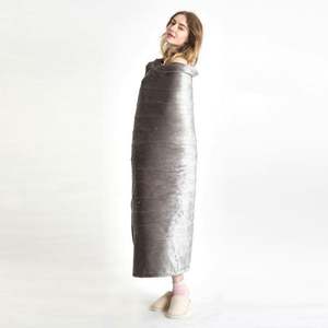 Couverture électrique chauffante en flanelle, plaid chaud, couleur grise unie, <span class=keywords><strong>pas</strong></span> <span class=keywords><strong>cher</strong></span>, pour l'hiver - Product Image 5