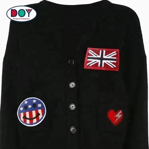 Giá Rẻ Đồng Phục Áo Thêu Chenille Các Bản Vá Lỗi Với Tùy Chỉnh Dễ Thương Động Vật Phim Hoạt Hình Cờ Logo - Product Image 2