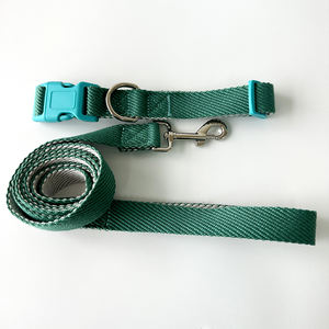 새로운 스타일의 아름다운 단색 고양이 목걸이 강아지 목걸이 고급 애완동물 목걸이 및 리드 강아지 하네스 - Product Image 3