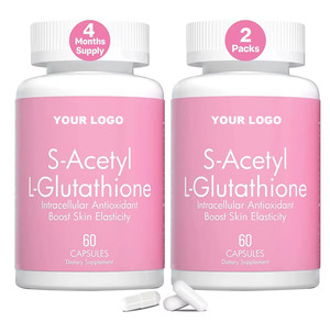 Cápsulas de L-glutatión OEM y ODM para blanquear la piel del cuerpo y suplemento antioxidante para cápsulas blanqueadoras de la piel para adultos - Product Image 1