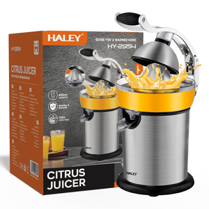 <span class=keywords><strong>Presse</strong></span>-agrumes électrique HALEY pour citrons et oranges avec <span class=keywords><strong>levier</strong></span> manuel, en acier inoxydable, 400 ml, rendement élevé en jus - Product Image 1