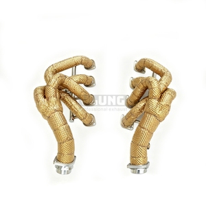 Collecteur d'échappement pour <span class=keywords><strong>Ferrari</strong></span> F360 V8 3.6L 1999-2006 Acier inoxydable haute performance - Product Image 2