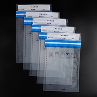 Enveloppes de sécurité anti-effraction imprimées avec logo personnalisé, sacs de coursier à fermeture autocollante, résistants à la déchirure, en plastique jetable