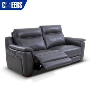 MANWAH चीयर्स यूरो चमड़े पावर Reclining कमरे में रहने वाले सोफे 2 + 2 + 1 असबाबवाला सोफा सेट के साथ यूएसबी के लिए कमरे में रहने वाले - Product Image 4