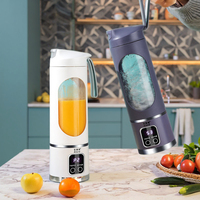 Draagbare Roestvrijstalen Mini Vruchtensap Cup Juicer Multifunctionele Handleiding Gebakken Voor Kleine Huishoudelijke Fruitgroente Gereedschappen