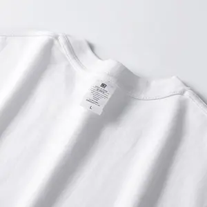 Camiseta de algodão orgânico premium, camiseta branca lisa para homens, venda a granel