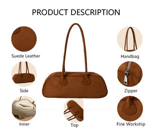 3275 SHINEERA Designer femminile in pelle scamosciata <span class=keywords><strong>borse</strong></span> a mano da donna ragazze adolescenti di ultima progettazione da donna Pars borsette e <span class=keywords><strong>borse</strong></span> 2025 - Product Image 2