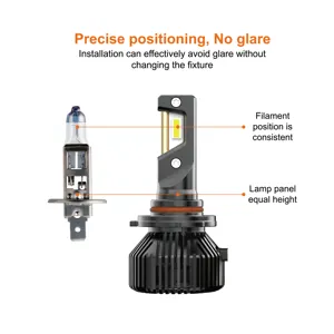 Luz LED para Automóvil Robot Carall 55W 6800lm 9005 HB3 7535 Chip, Lámpara Antiniebla, Faro Delantero, Bombilla de Iluminación de Alta Potencia - Product Image 4