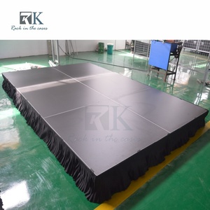 RK Aluminum <b>Stage</b> <b>Platform</b> Floor Mounting Square <b>Stage</b> for Events Exhibition Music Performance - Product Image 4