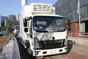 Nouveau camion frigorifique électrique Runli, batterie 81,14 kWh, <span class=keywords><strong>Euro</strong></span> 6, fourgon frigorifique pour livraison en chaîne du froid, contrôle de température -18°C +5°C - Product Image 3
