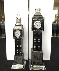Đồng Hồ Trang Trí Mạ Đen Quà Tặng London Crystal Big Ben MH-G0422 - Product Image 4