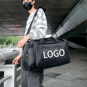 กระเป๋าเดินทางสุดสัปดาห์ขนาดใหญ่แบบกำหนดเอง กระเป๋ากีฬา กระเป๋าใส่รองเท้าอเนกประสงค์ ช่องเก็บรองเท้าผ้าใบ ไนลอนกันน้ำ - Product Image 3
