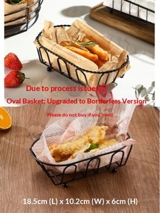 Tragbarer Mini-Quadrat-Frittierkorb aus Edelstahl mit Griff für Pommes Frites, Chips, Servieren von Speisen, Küche, Restaurant, BBQ-Halter - Product Image 5