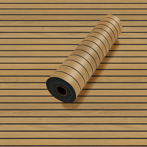Panneaux muraux en PVC imitation <span class=keywords><strong>bois</strong></span> marron, autocollants, imperméables, insonorisants, pour décoration murale - Product Image 3