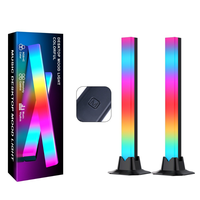 Kit de Luz Ambiental LED Inteligente de 5V con Control por Aplicación y Sincronización Musical, Lámpara de Ambiente para Juegos de PC de Escritorio de 2.5W, para Decoración de Habitaciones, Hogar y Fiestas