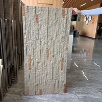 Panneau mural en pierre PU léger facile à installer, imitation galets de rivière, décoration murale sans travaux lourds