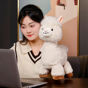 Juguete de Peluche de Alpaca de 30cm y 40cm, Almohada de Abrazo de <span class=keywords><strong>Animal</strong></span> de Peluche de <span class=keywords><strong>lama</strong></span>, Cojín Suave y Esponjoso, Regalo Super Kawaii para Cumpleaños - Product Image 5