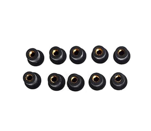 Black Plastic Round Head <b>Screw</b> Caps 12mm Cap Diameter Metric Thread Standard Finish - Product Image 2