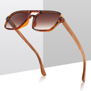 แว่นกันแดดกรอบพลาสติกสีดำแบบ unisex พร้อมเลนส์ Tac ป้องกันรังสียูวี 400 สำหรับกันแดด ตกปลา ท่องเที่ยว ขับรถ แฟชั่น - Product Image 3